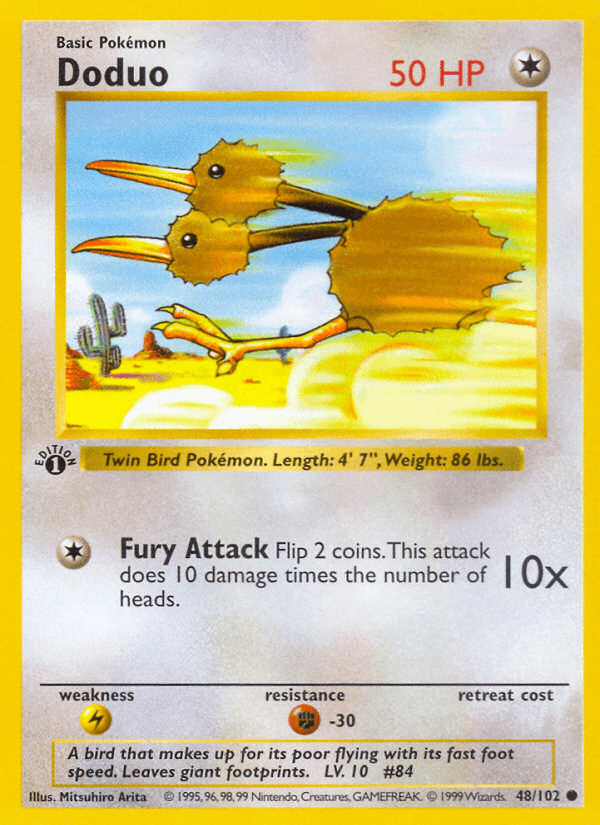 Doduo Pokémon card