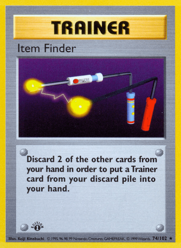 Item Finder Pokémon card