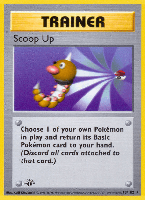 Scoop Up Pokémon card