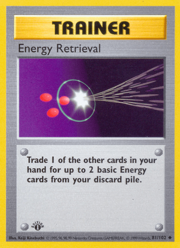 Energy Retrieval Pokémon card