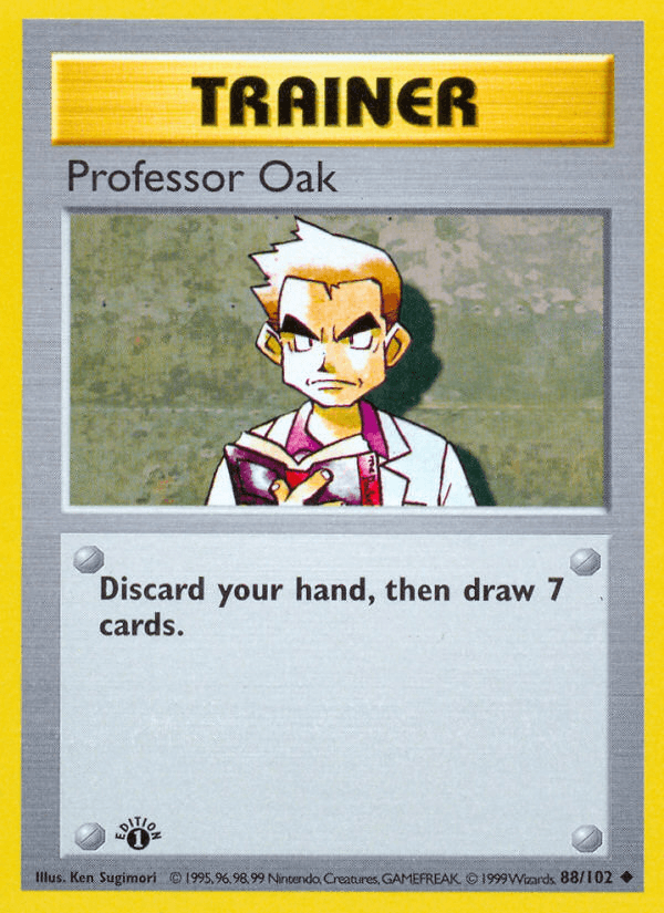Professor Oak Pokémon card