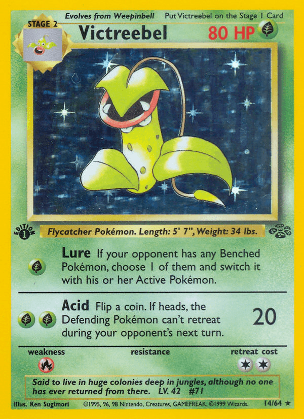 Victreebel Pokémon card