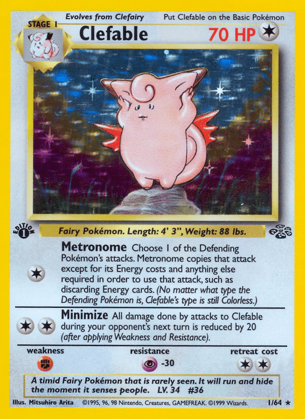 Clefable — Rare Holo