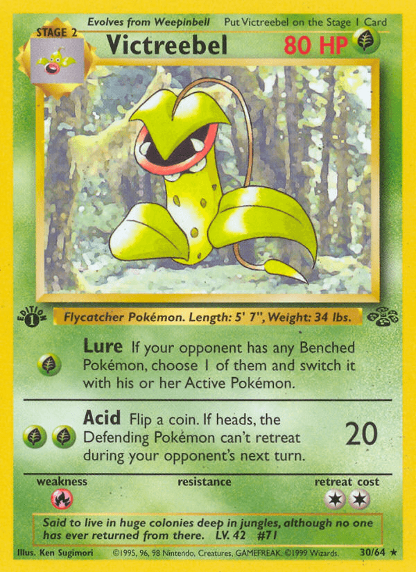 Victreebel Pokémon card