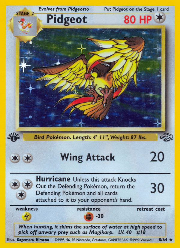 Pidgeot Pokémon card