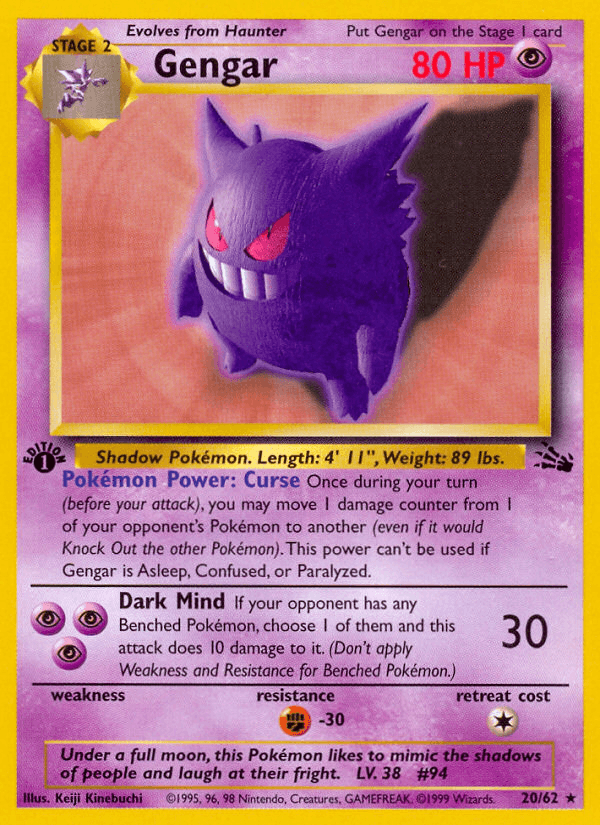 Gengar from Fossil