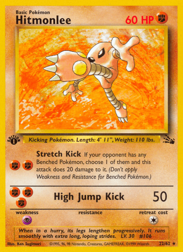 Hitmonlee Pokémon card
