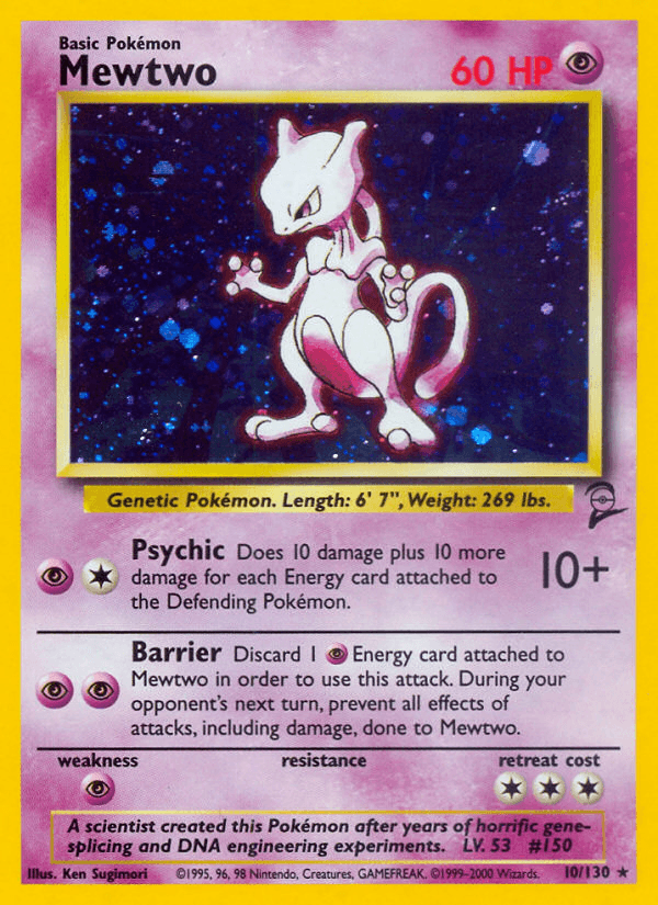 Mewtwo from Base Set 2
