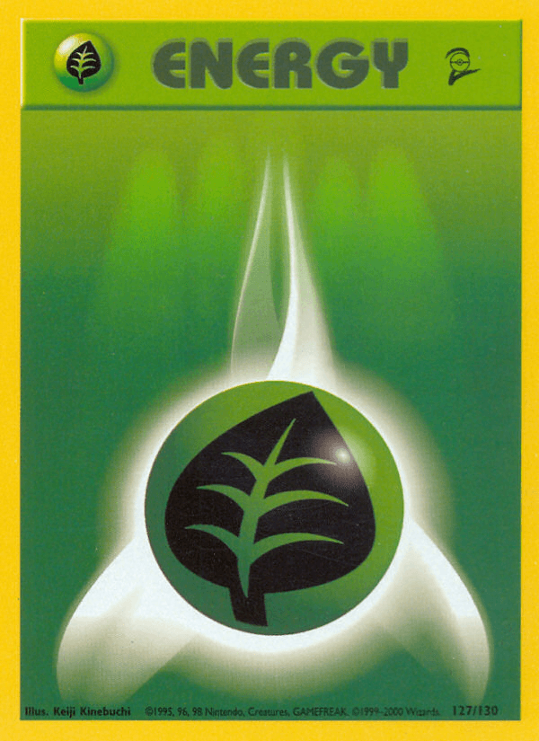 Grass Energy Pokémon card