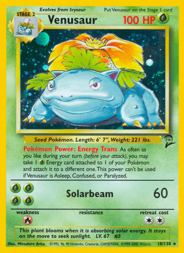 Venusaur from Base Set 2