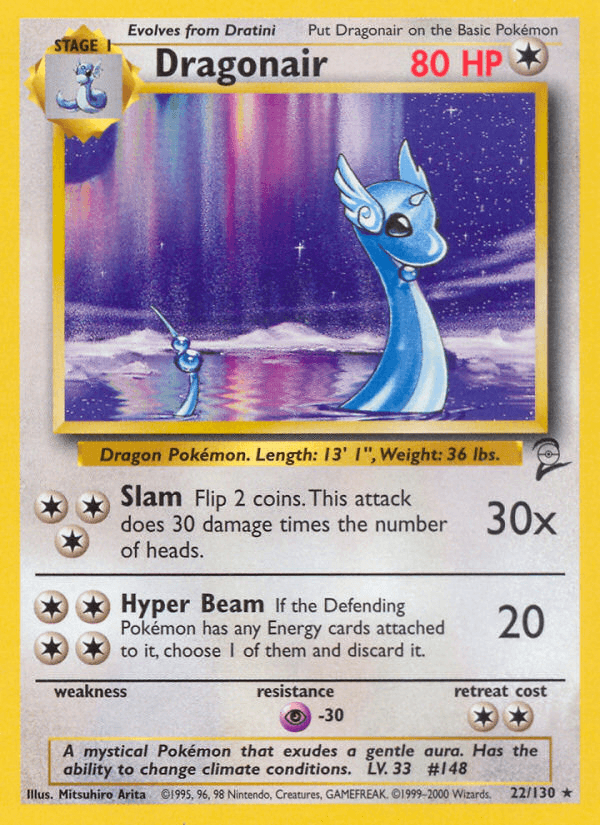Dragonair Pokémon card
