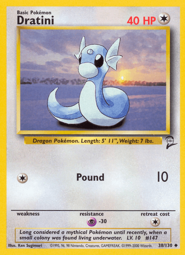 Dratini Pokémon card