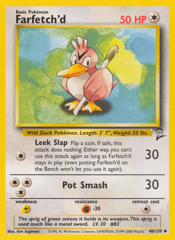 Farfetch'd Pokémon card