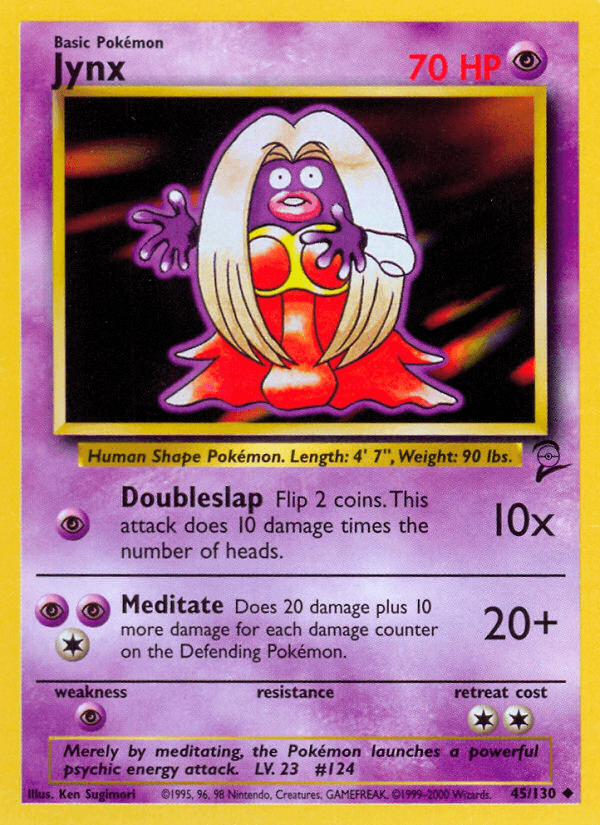 Jynx Pokémon card