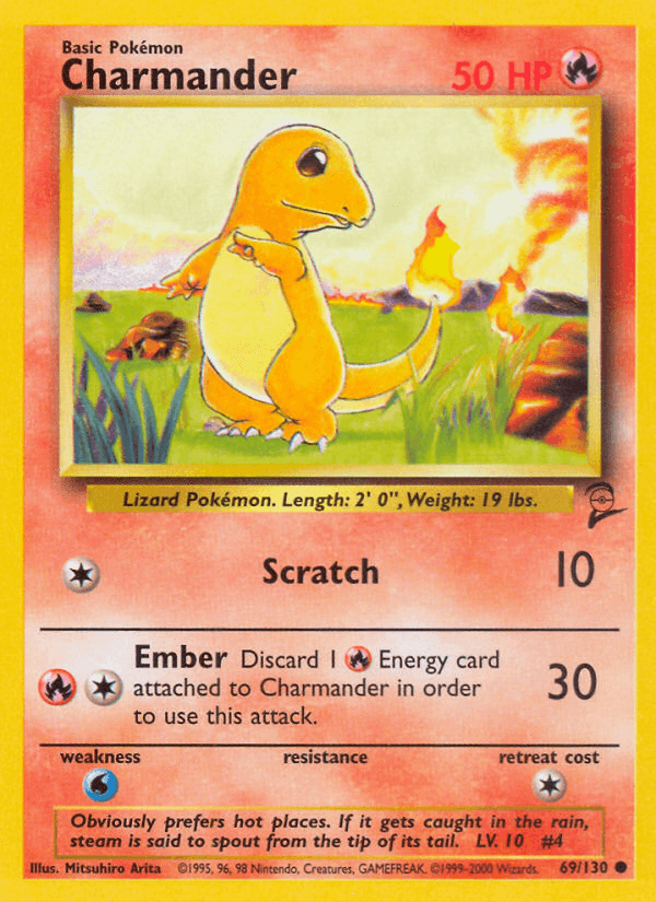 Charmander Pokémon card