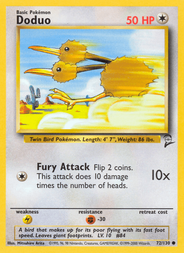 Doduo Pokémon card