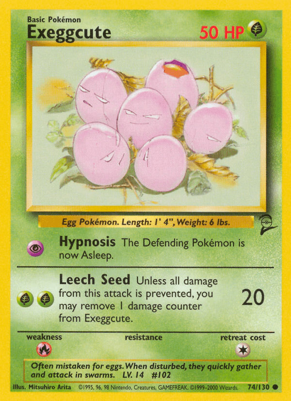 Exeggcute Pokémon card