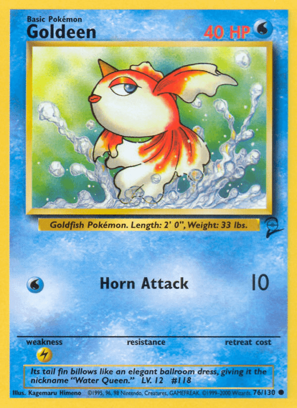Goldeen Pokémon card