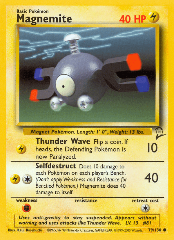 Magnemite Pokémon card