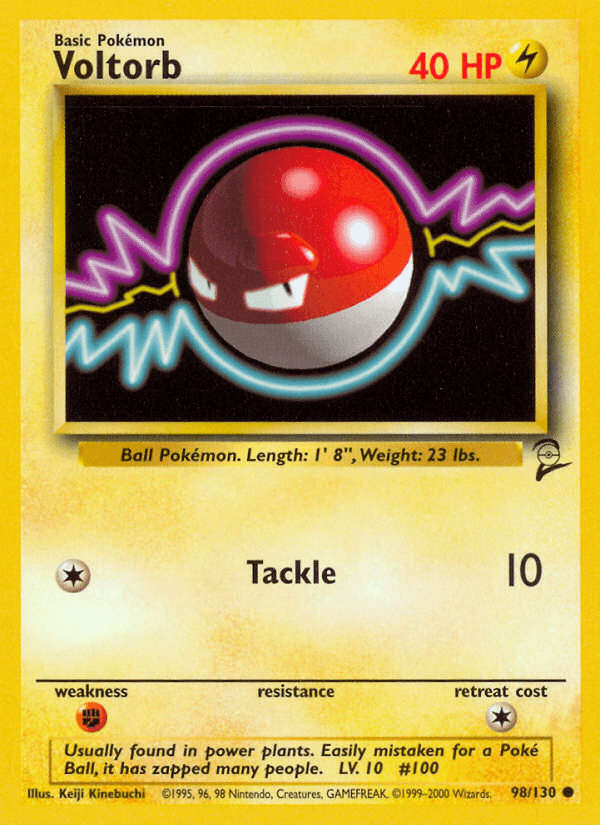 Voltorb Pokémon card