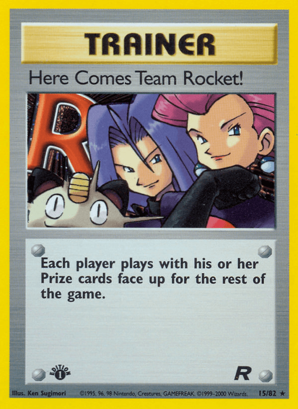 Here Comes Team Rocket! Pokémon card