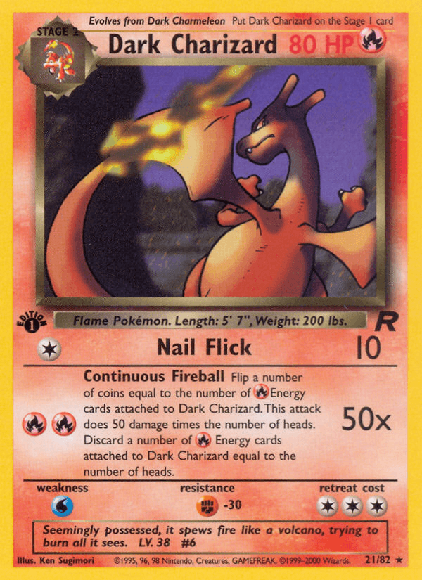 Dark Charizard from Team Rocket