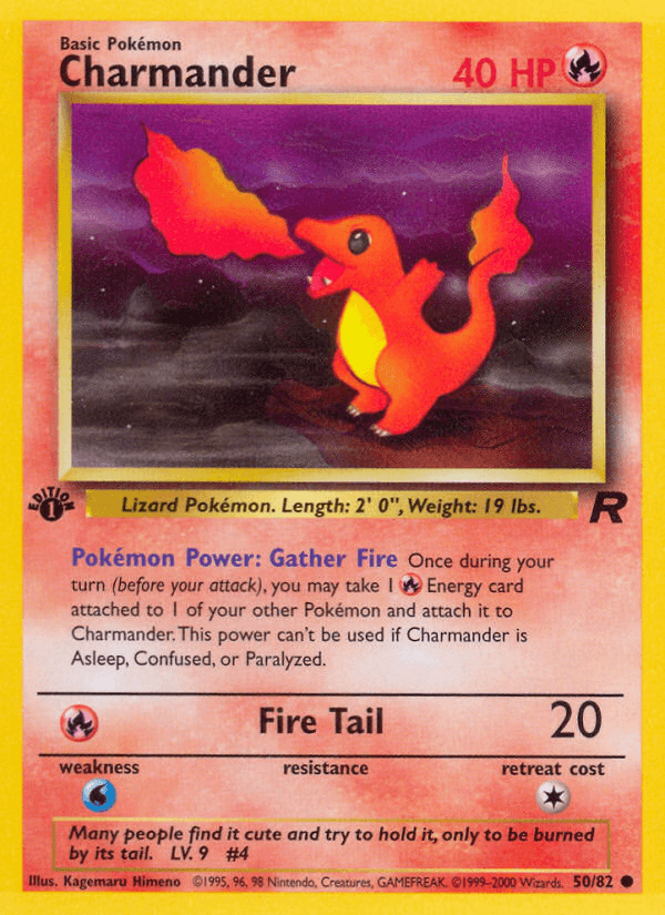 Charmander Pokémon card
