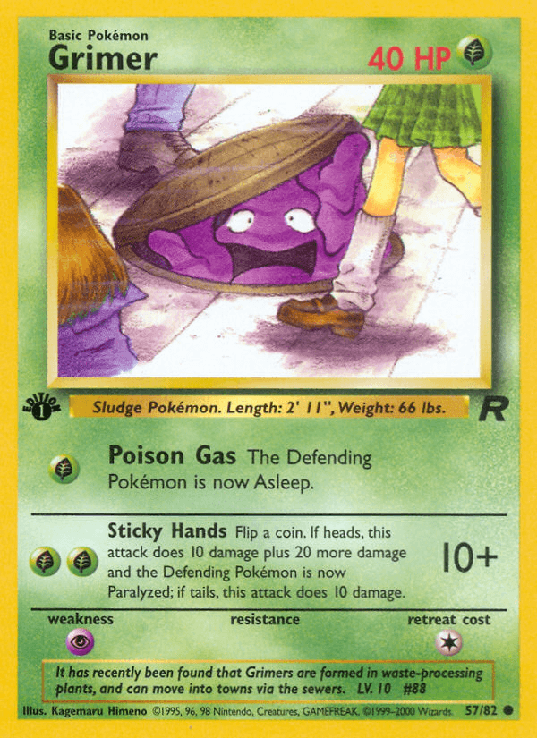 Grimer Pokémon card
