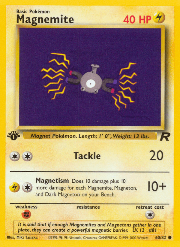 Magnemite Pokémon card
