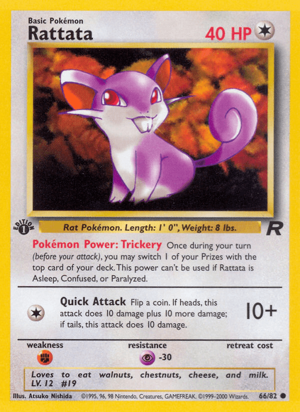 Rattata Pokémon card
