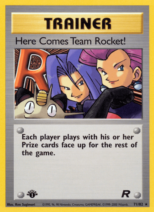 Here Comes Team Rocket! Pokémon card