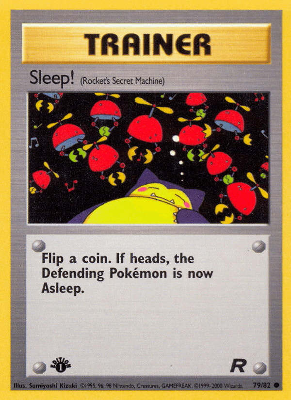 Sleep! Pokémon card