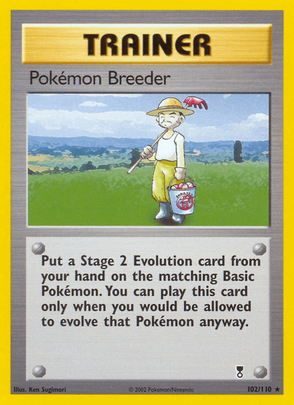 Pokémon Breeder Pokémon card