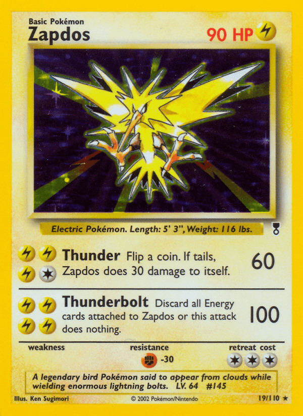 Zapdos Pokémon card