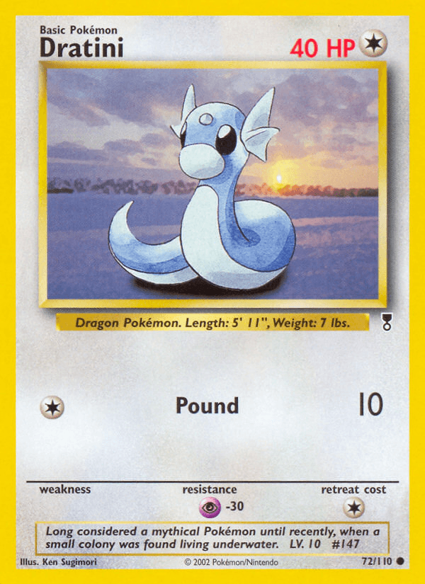 Dratini Pokémon card