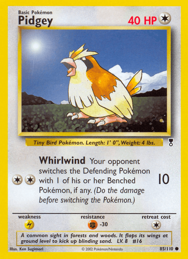 Pidgey Pokémon card