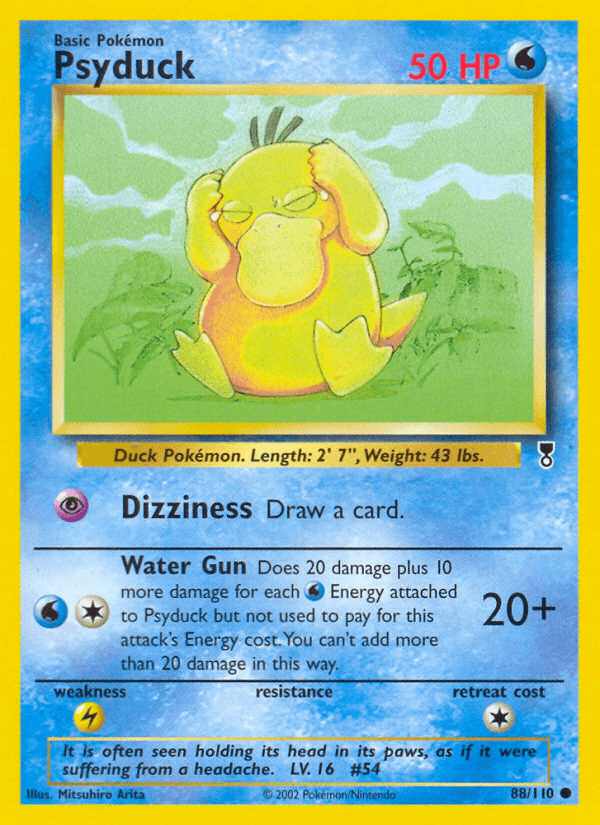 Psyduck Pokémon card