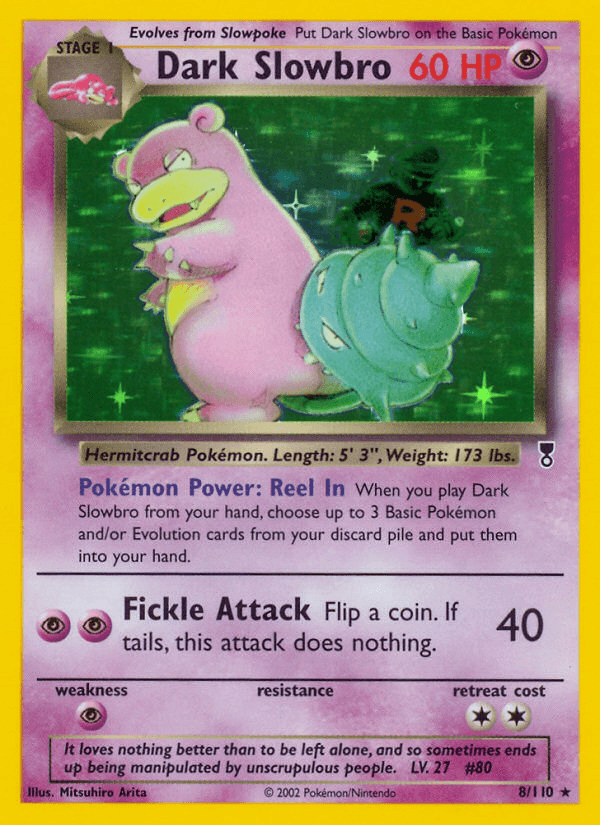 Dark Slowbro Pokémon card