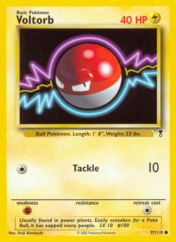 Voltorb Pokémon card