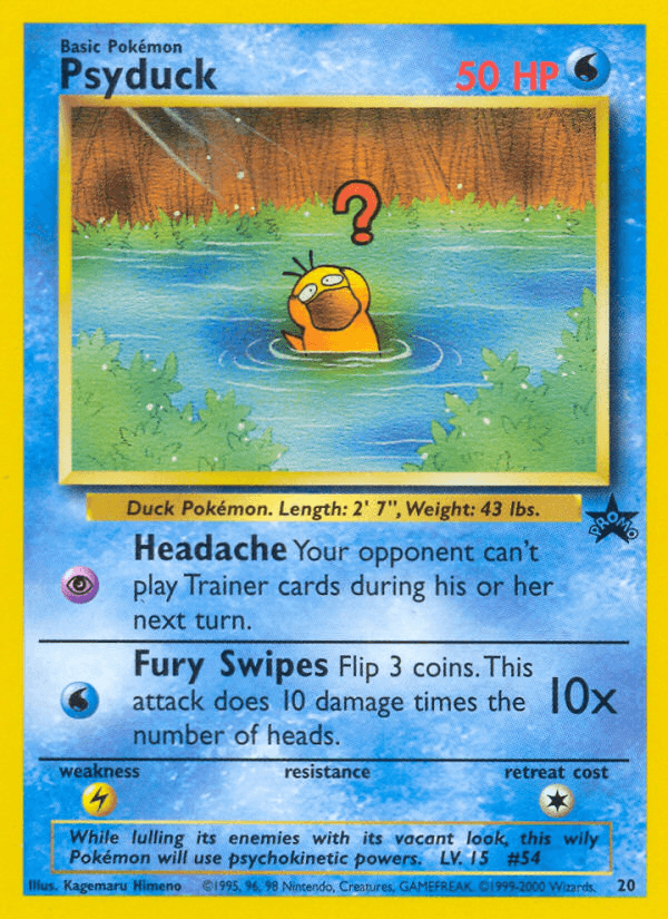 Psyduck Pokémon card