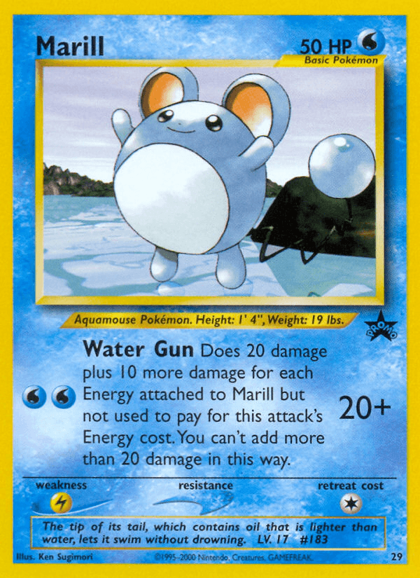 Marill Pokémon card