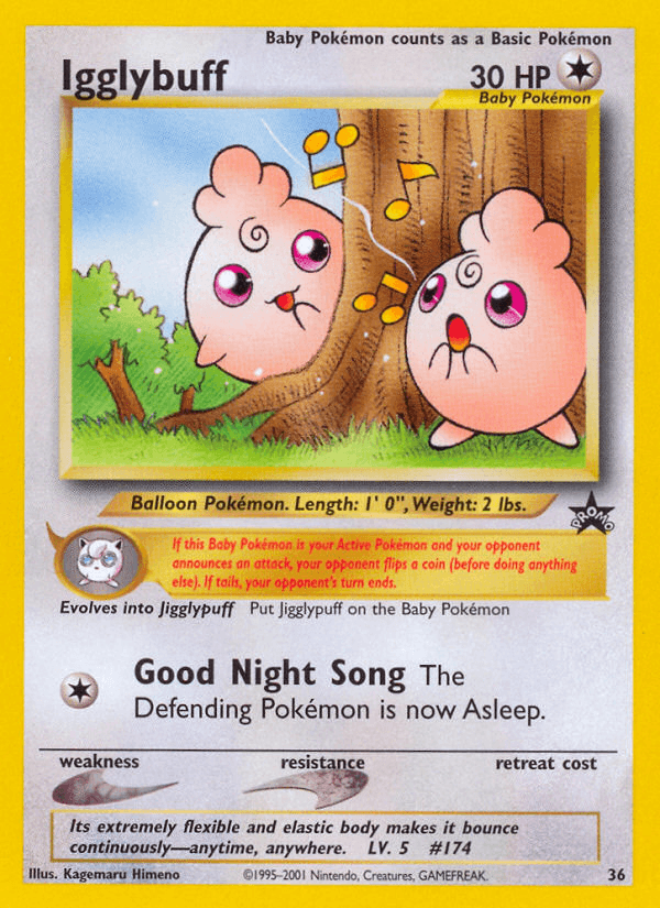 Igglybuff Pokémon card