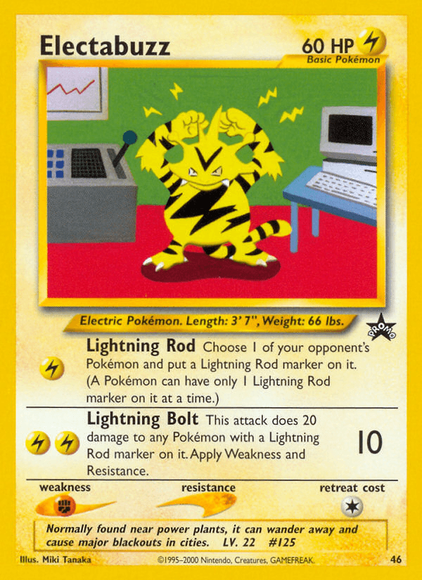 Electabuzz Pokémon card