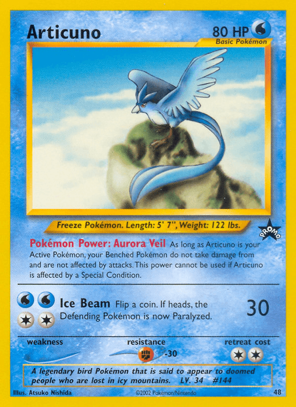 Articuno Pokémon card