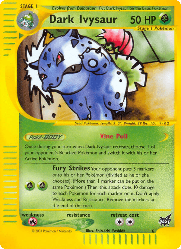 Dark Ivysaur Pokémon card