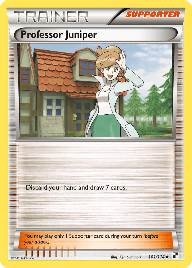 Professor Juniper Pokémon card