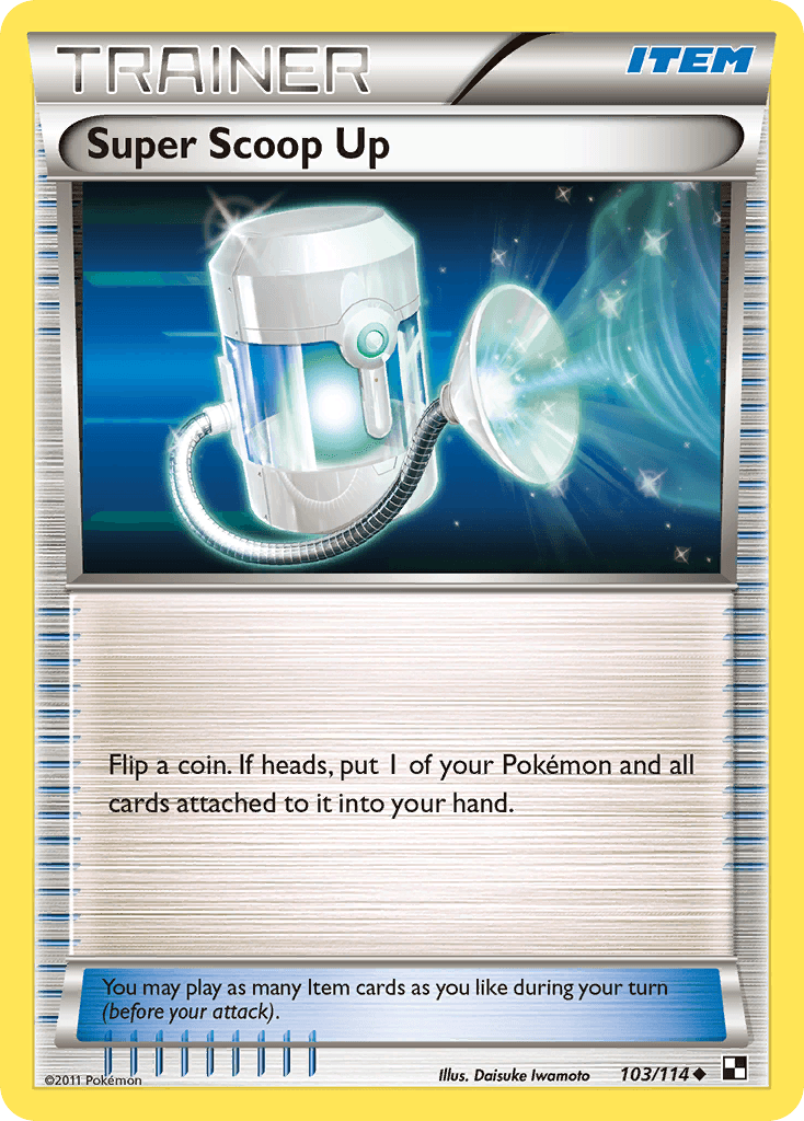 Super Scoop Up Pokémon card