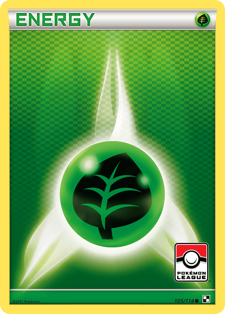 Grass Energy Pokémon card