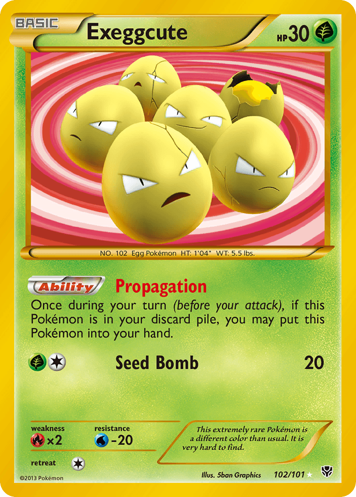 Exeggcute Pokémon card