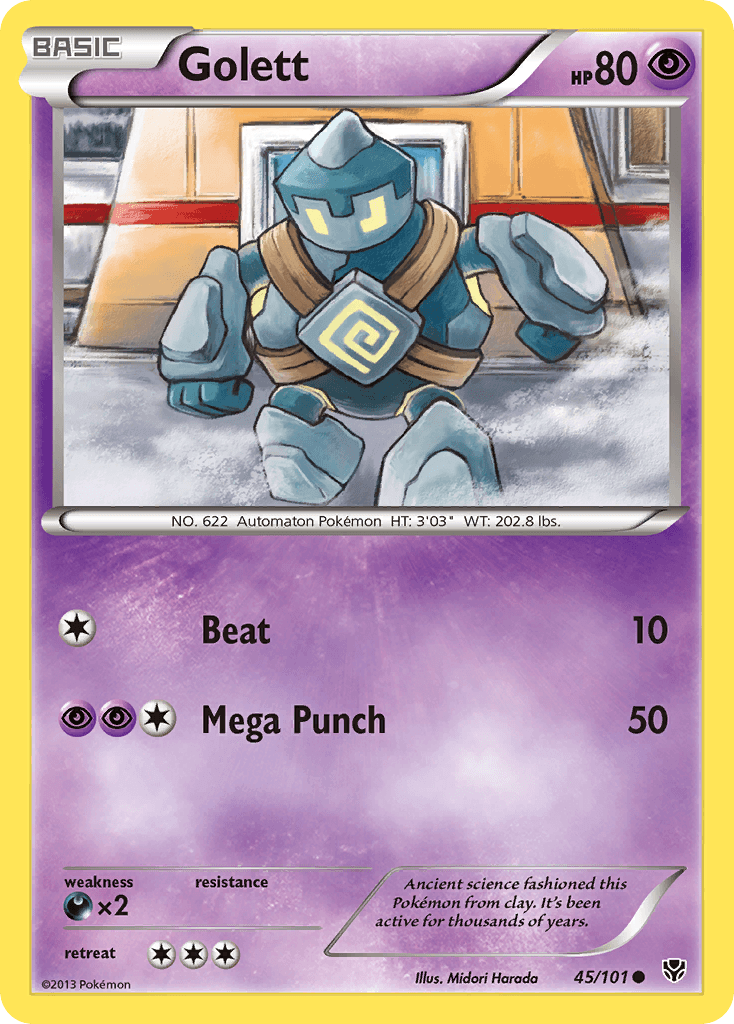 Golett Pokémon card